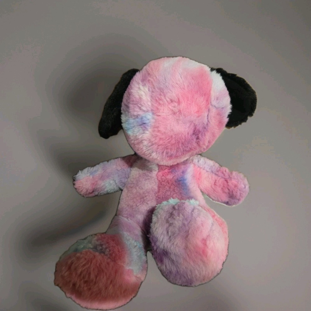 Hallmark Peanuts Character Snoopy Rainbow Tie Dye Design 7" Plush Stuffed Animal